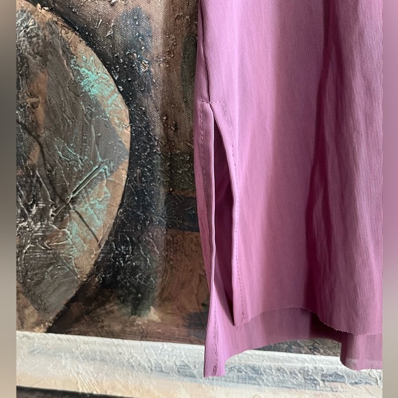 Koral Zyra Power Mesh Tank in Black Plum - Picture 2 of 13